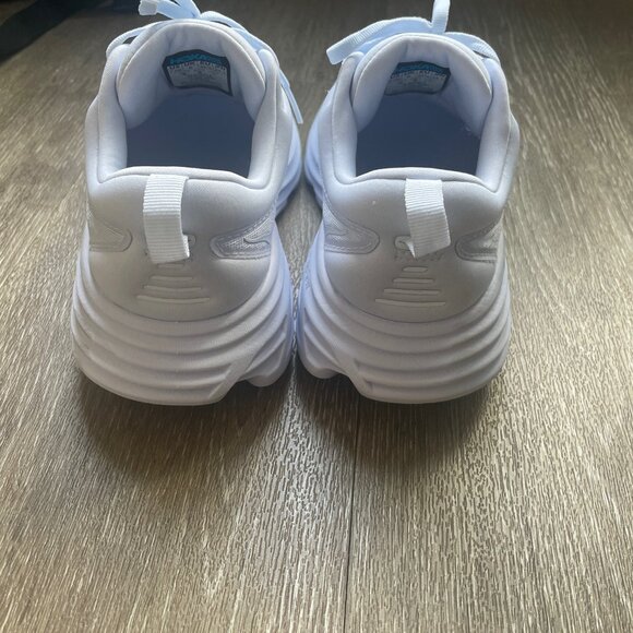 HOKA | Women's Bondi 8 White Running Shoes | Size 7.5 - Picture 2 of 6
